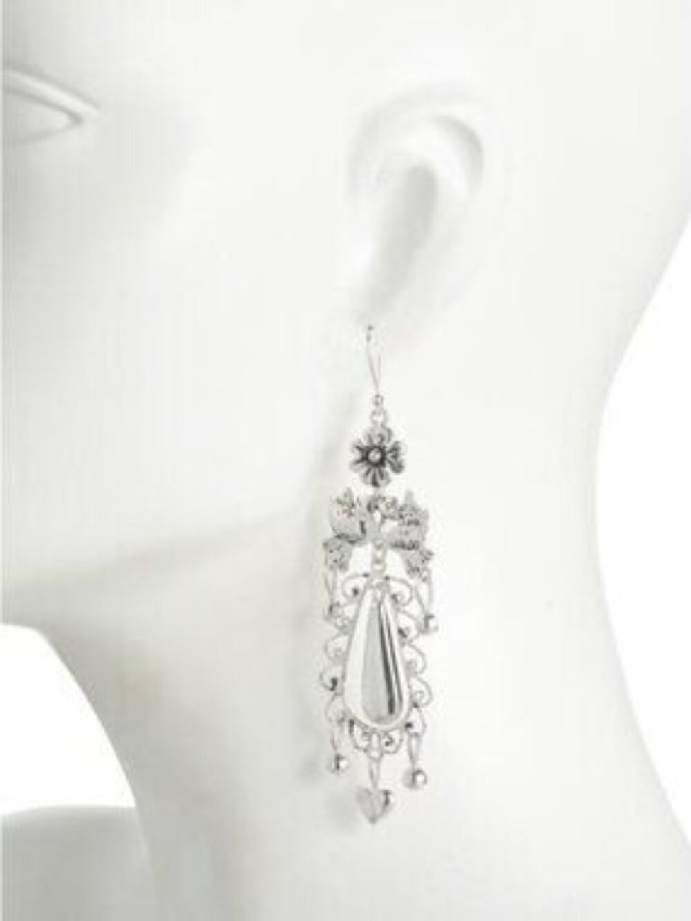 SEED & SAGE Made In Mexico Sterling Silver Plated Frida Earrings - Picture 2 of 4